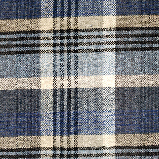 Blue Tartan Fabric