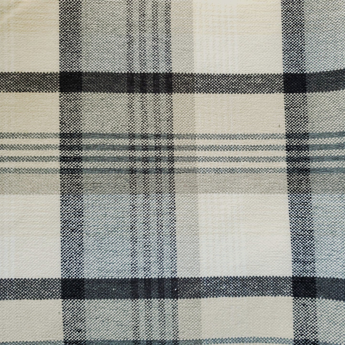 Gray Tartan Fabric