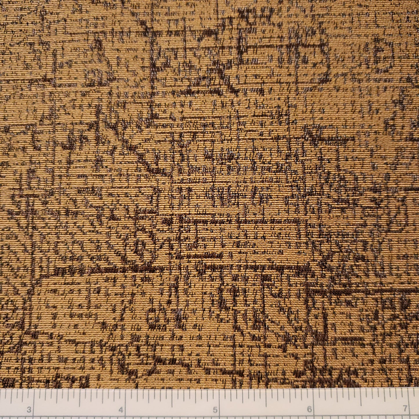 Sketch in Nutmeg Fabric