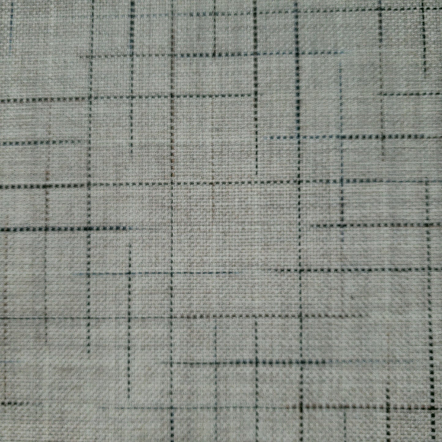 Dotted Line Plaid Fabric