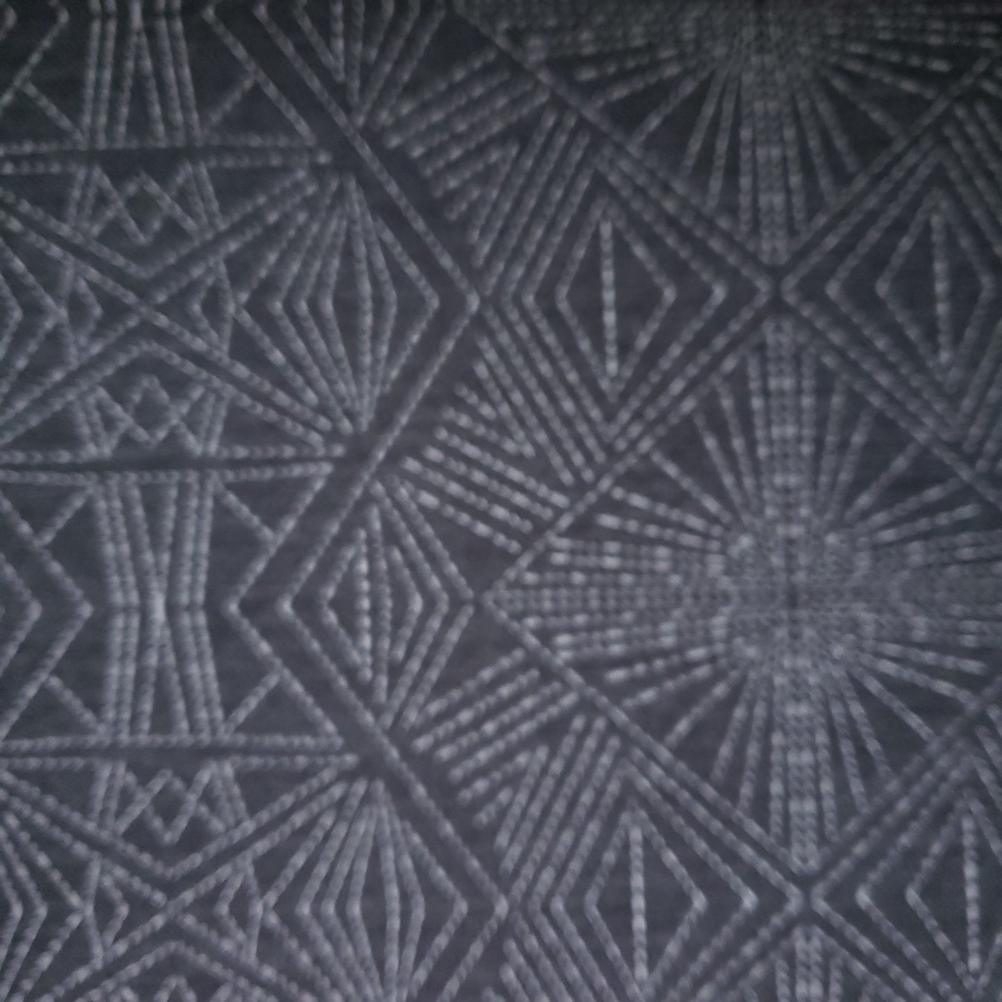 Charcoal Starburst Fabric