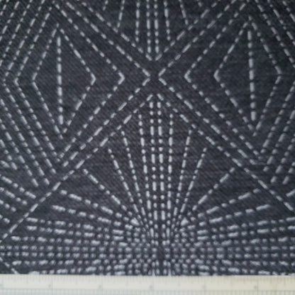 Charcoal Starburst Fabric