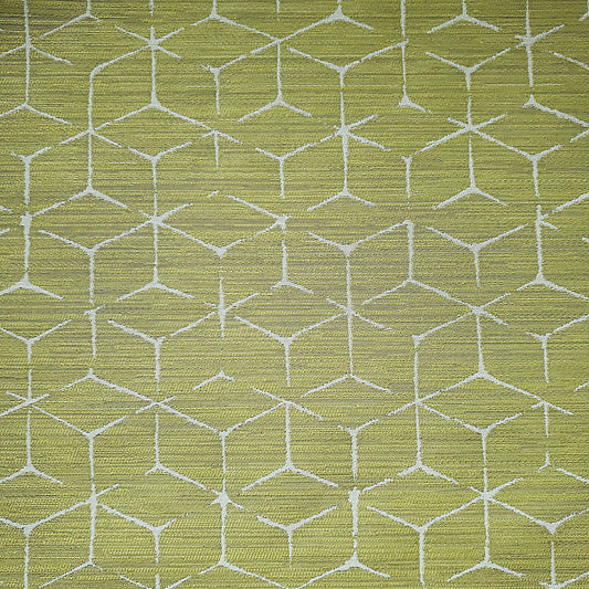 Vanishing Hexies Citron Fabric