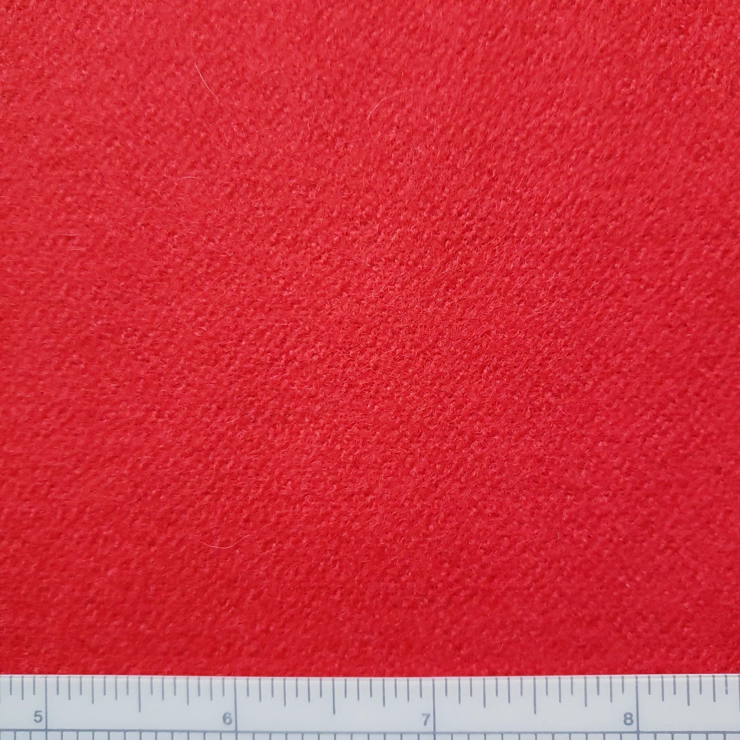 Bright Red Wool Fabric