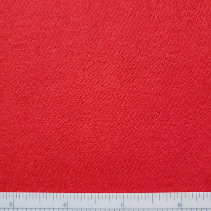 Bright Red Wool Fabric