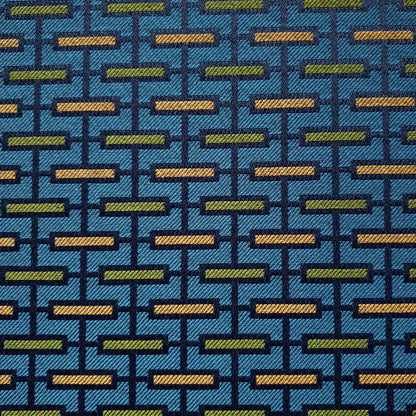 Corporate Org Chart in Blue Fabric