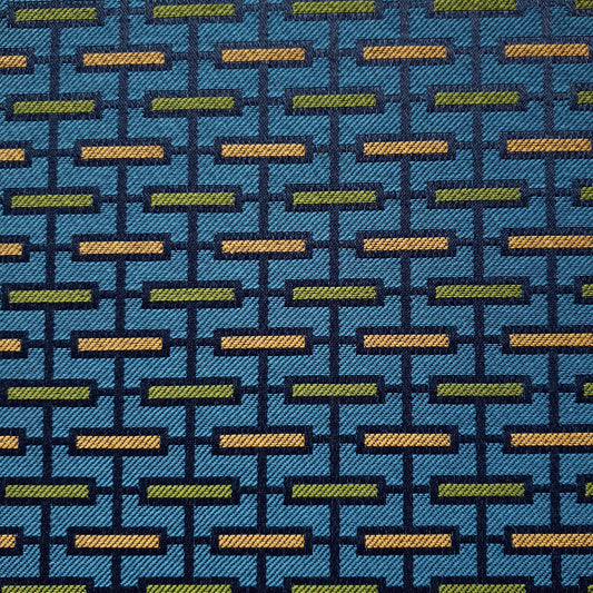 Corporate Org Chart in Blue Fabric