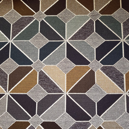 Tile Floor in Forest Fabric