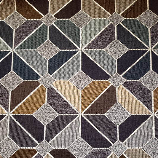 Tile Floor in Forest Fabric