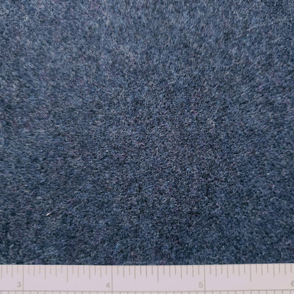 Blueberry Heathered Wool Fabric