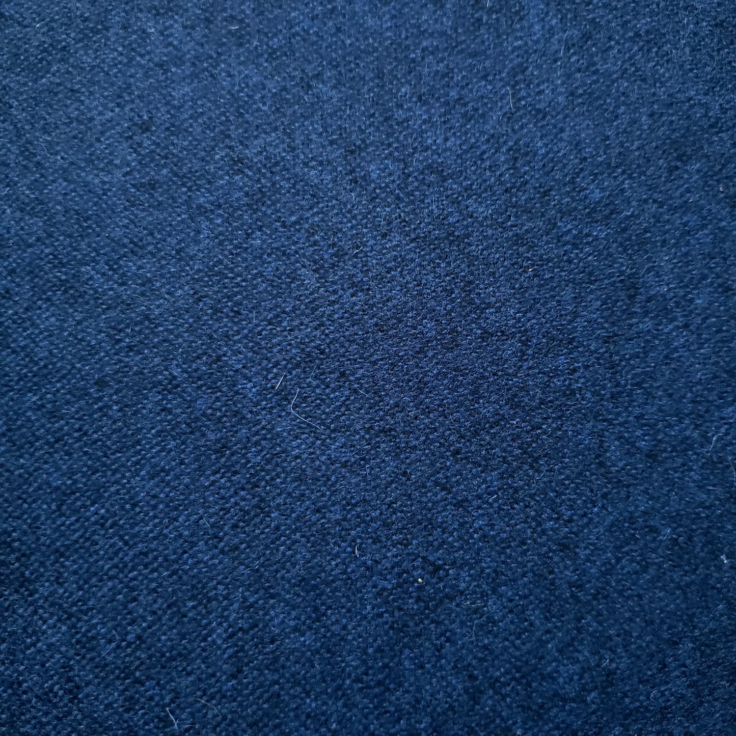 Cobalt Heathered Wool Fabric