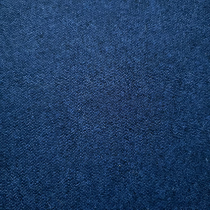 Cobalt Heathered Wool Fabric