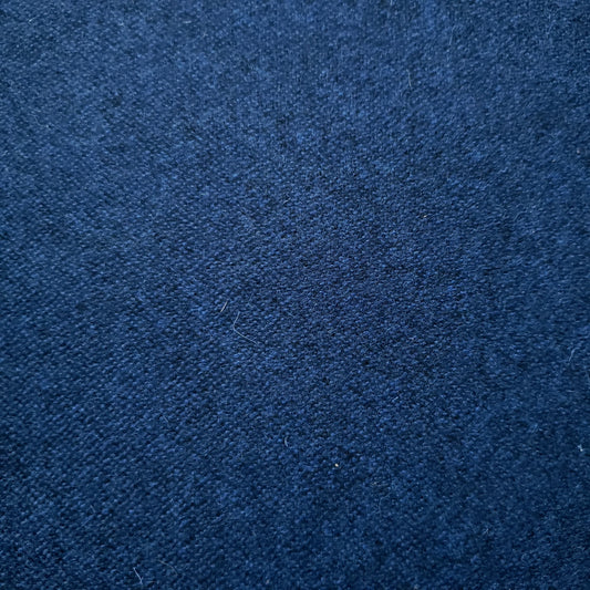 Cobalt Heathered Wool Fabric