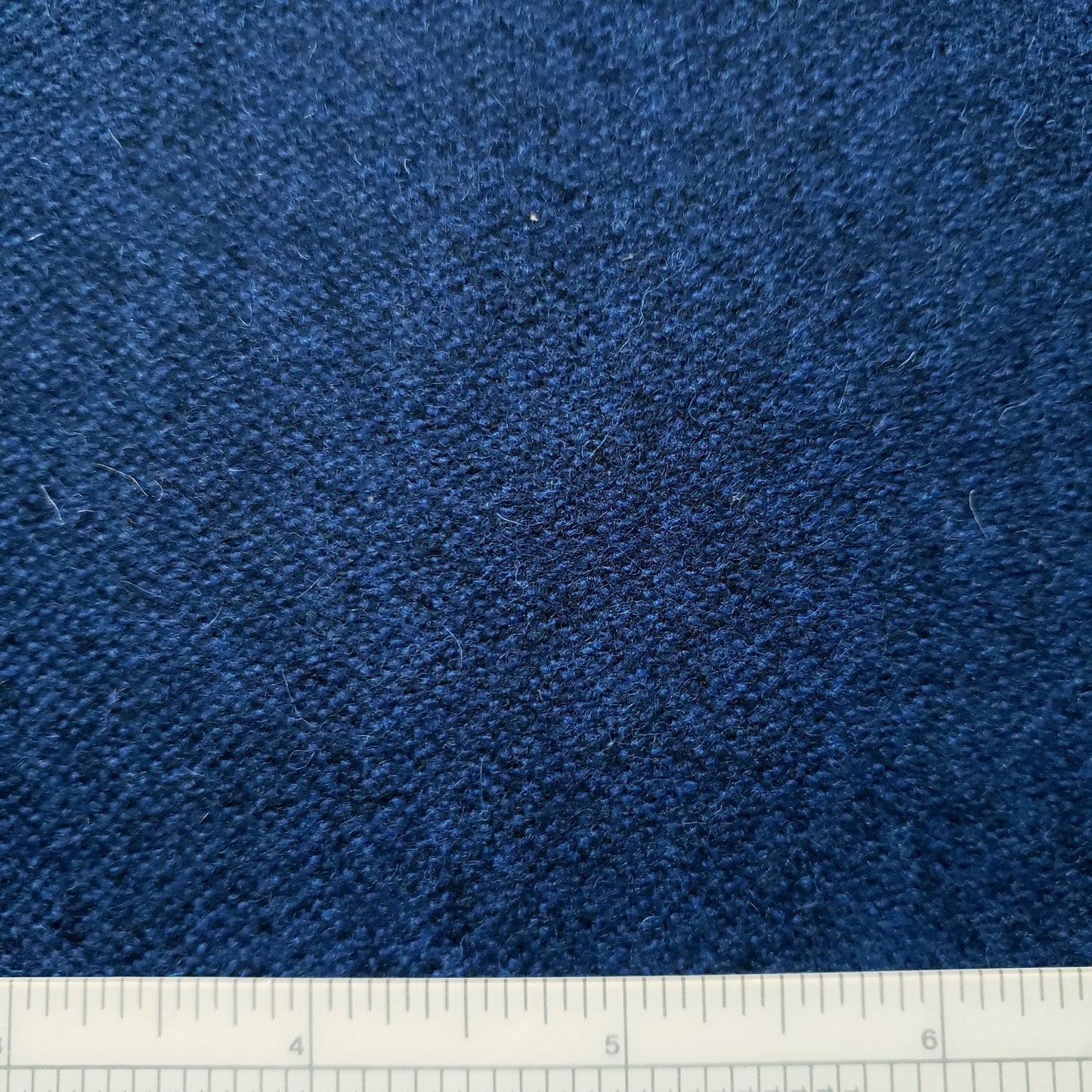 Cobalt Heathered Wool Fabric