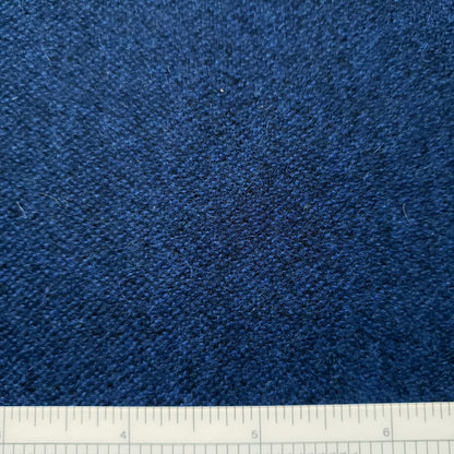 Cobalt Heathered Wool Fabric