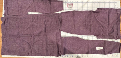 Heliotrope Wool Skirt - Deconstructed