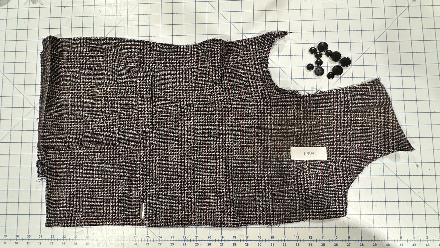 Women's Wool Jacket - Deconstructed