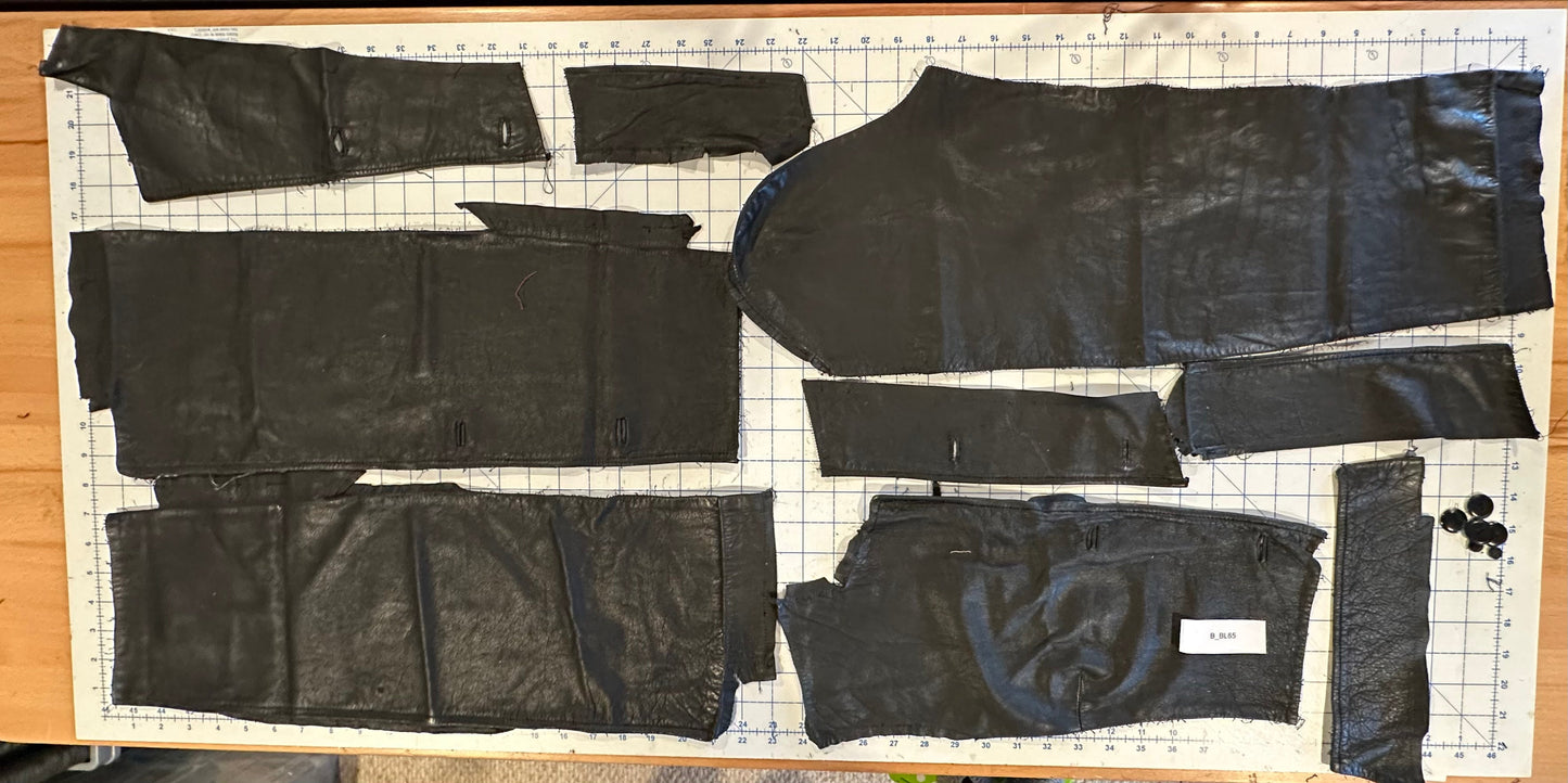 Another Black Leather Jacket - Deconstructed