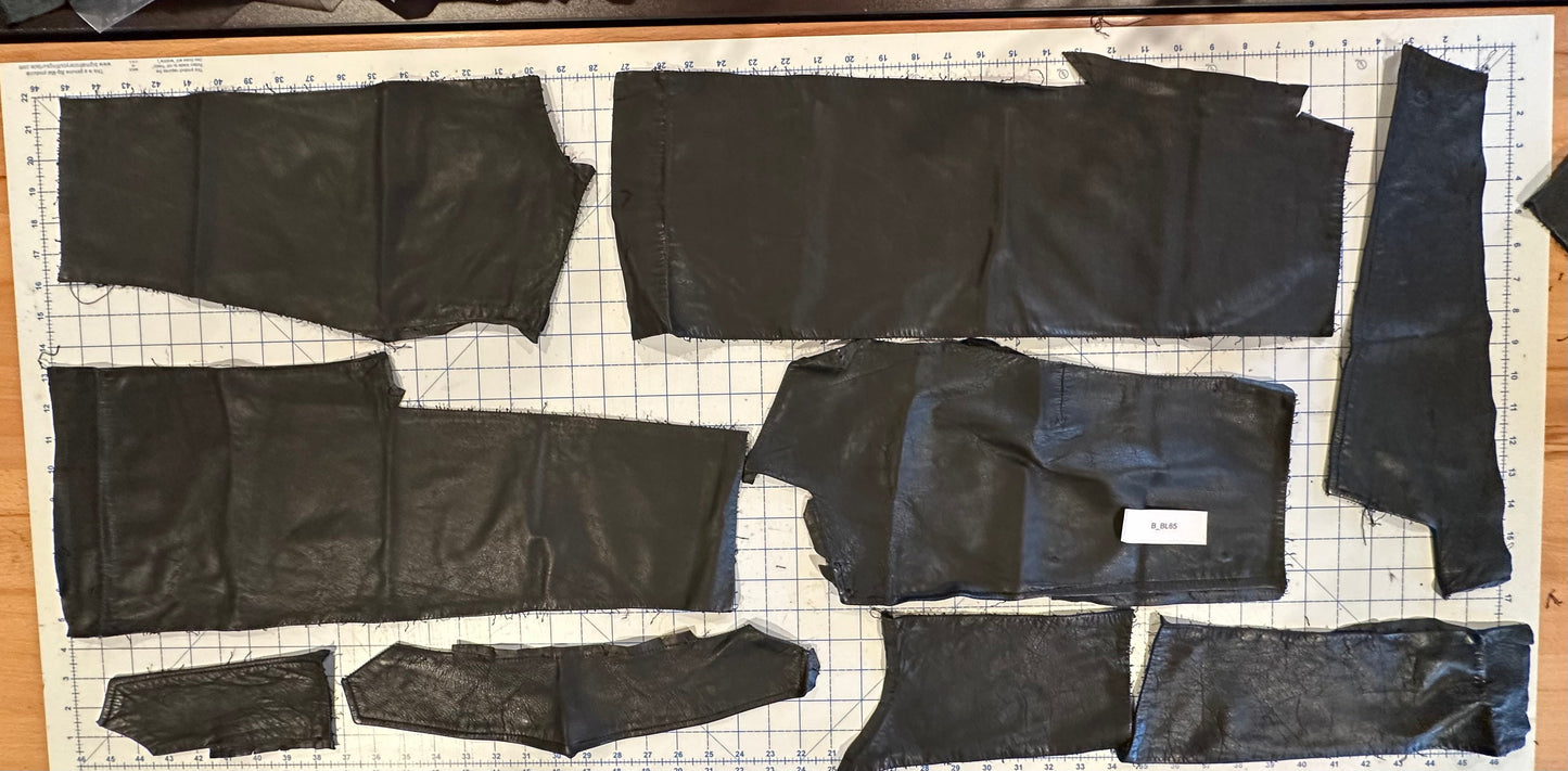 Another Black Leather Jacket - Deconstructed