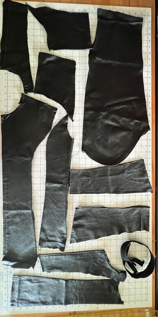 Leather Jacket - Deconstructed