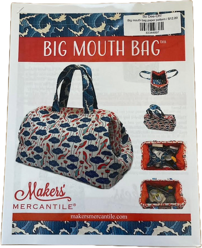 BIG Mouth Bag Paper Pattern
