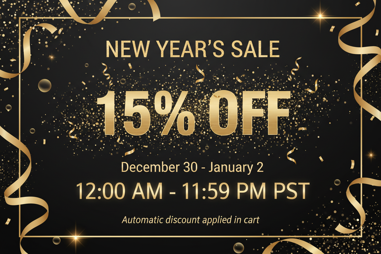 NYD'26 New Year's Sale Banner