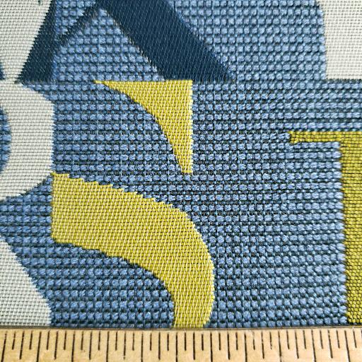 L, Oh, No, No, P Fabric in Cadet