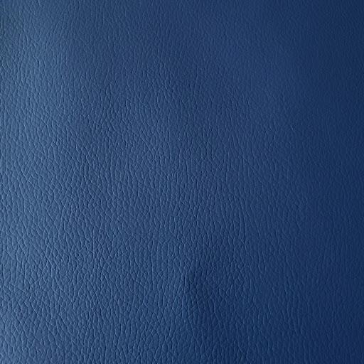 Bic Blue Faux Leather