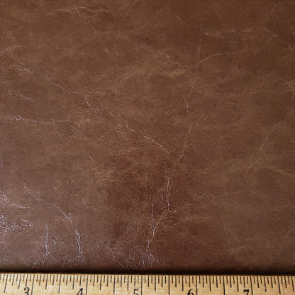 Brownette Glazed Faux Leather