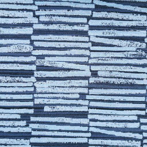 Stacked Blue Chalk Fabric
