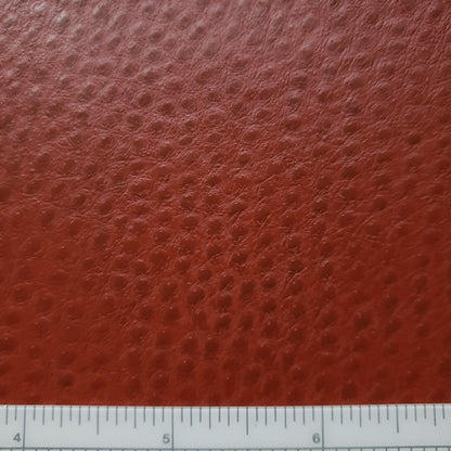 Emu Grain Ruby Faux Leather