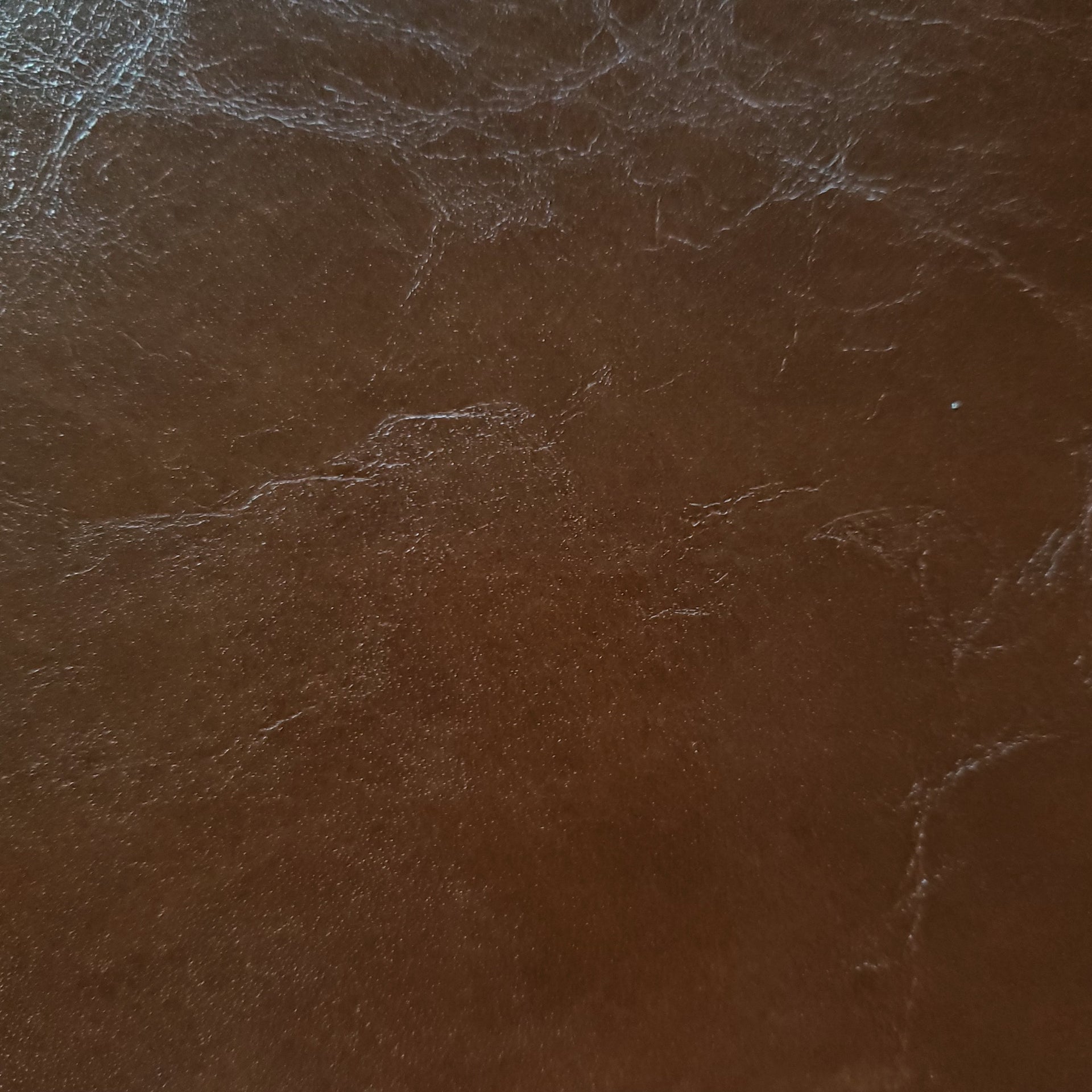 Tobacco Glazed Faux Leather