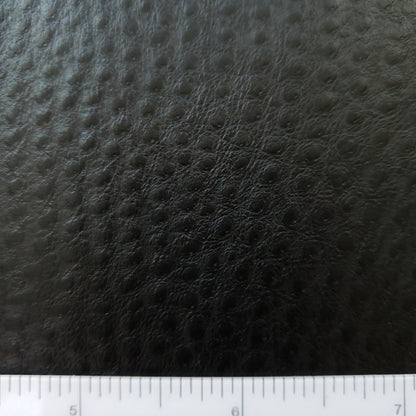 Midnight Emu Grain Faux Leather