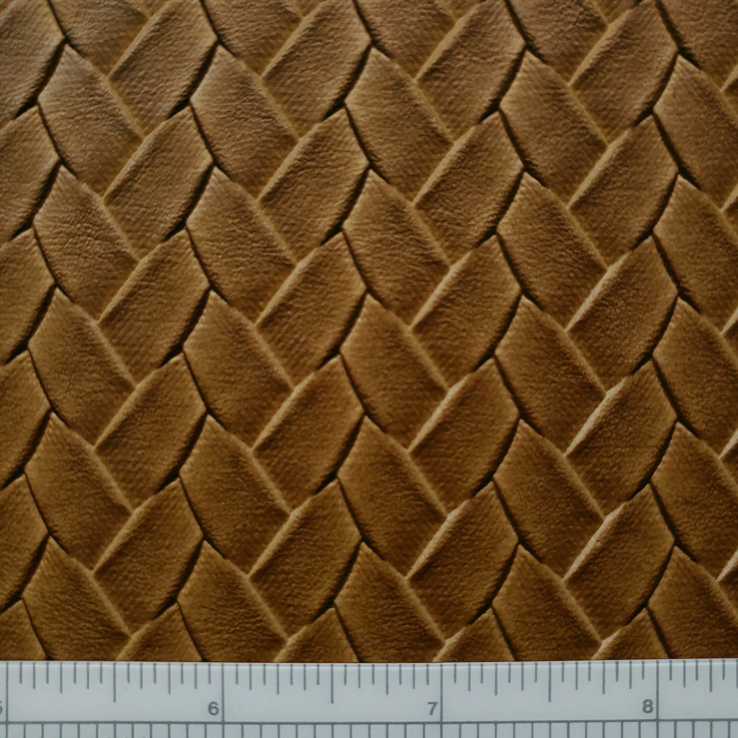 Caramello Braided Faux Leather