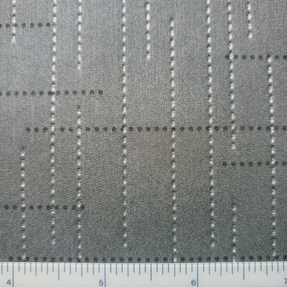 Silver Chain on Silver Patterned Vinyl