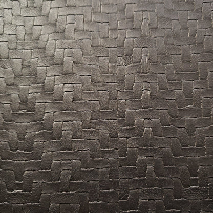 Metallic Cocoa Huarache Faux Leather