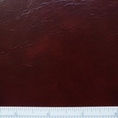 Ox Blood Gloss Microfiber Faux Leather