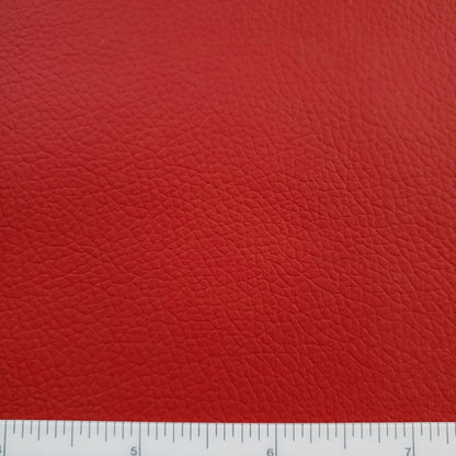 Poppy Red Faux Leather