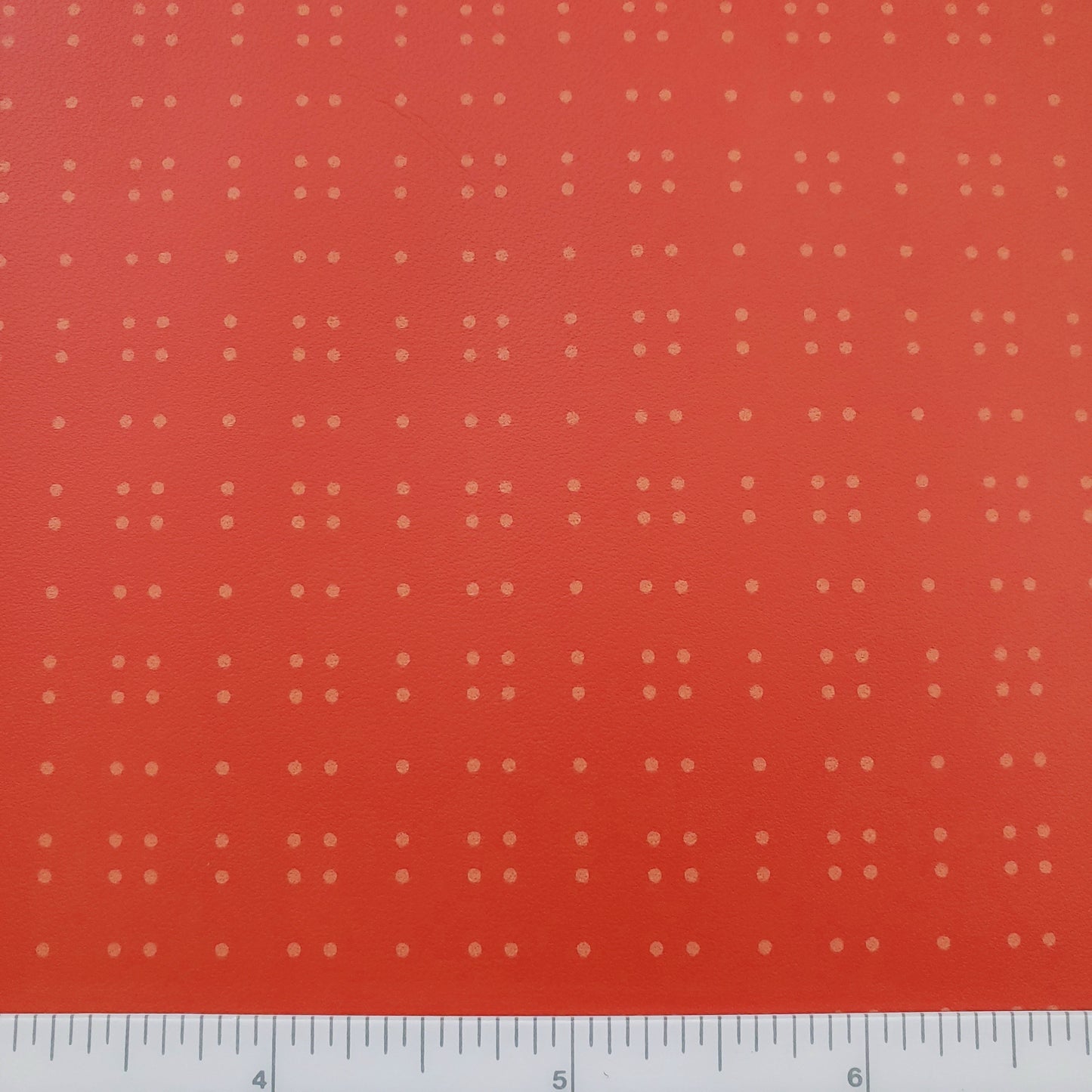 Fire Engine LIttle Dots Patterned Vinyl