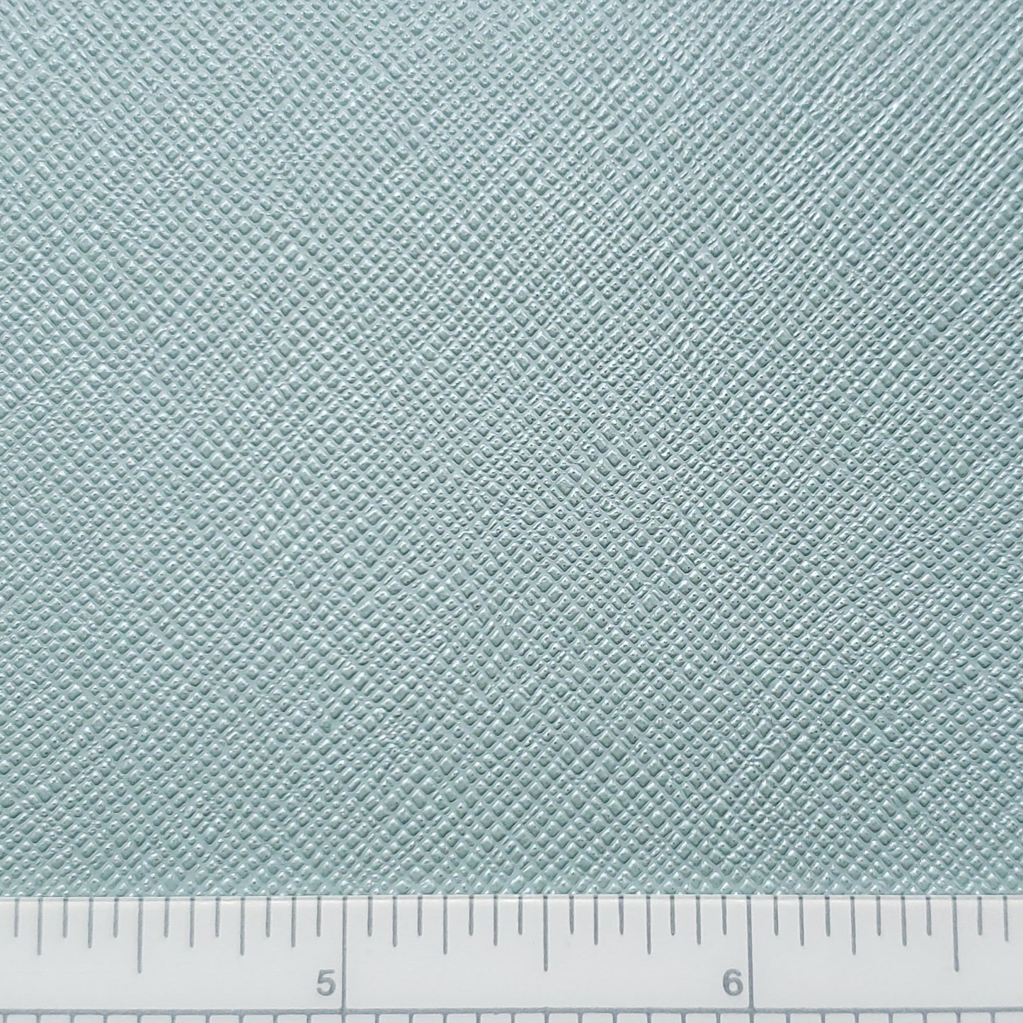 Sea Water Crosshatch Faux Leather