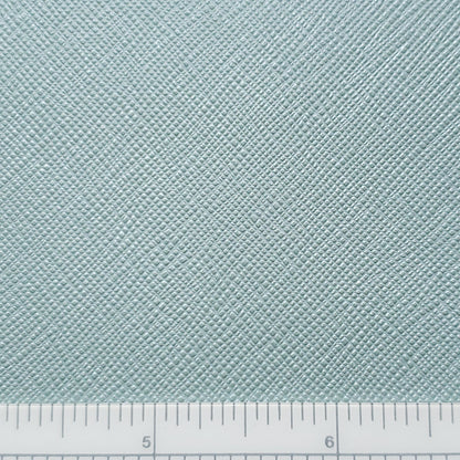 Sea Water Crosshatch Faux Leather