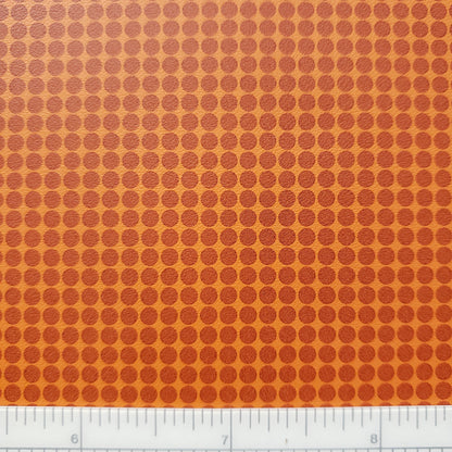 Pumpkin Dots Patterned Vinyl