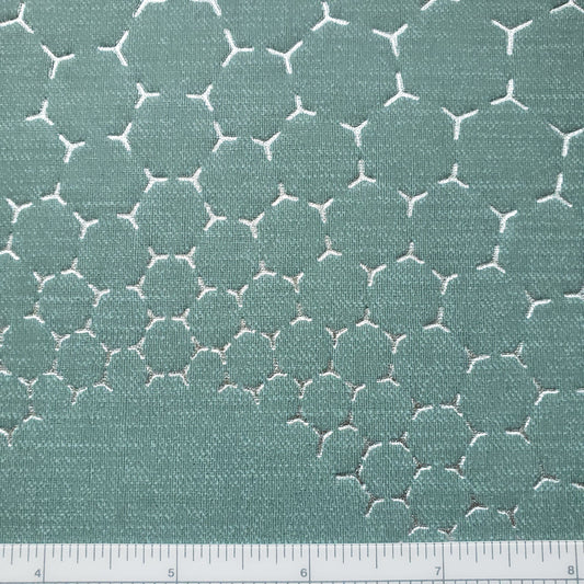 Radiant Hexies on Seafoam Patterned Vinyl