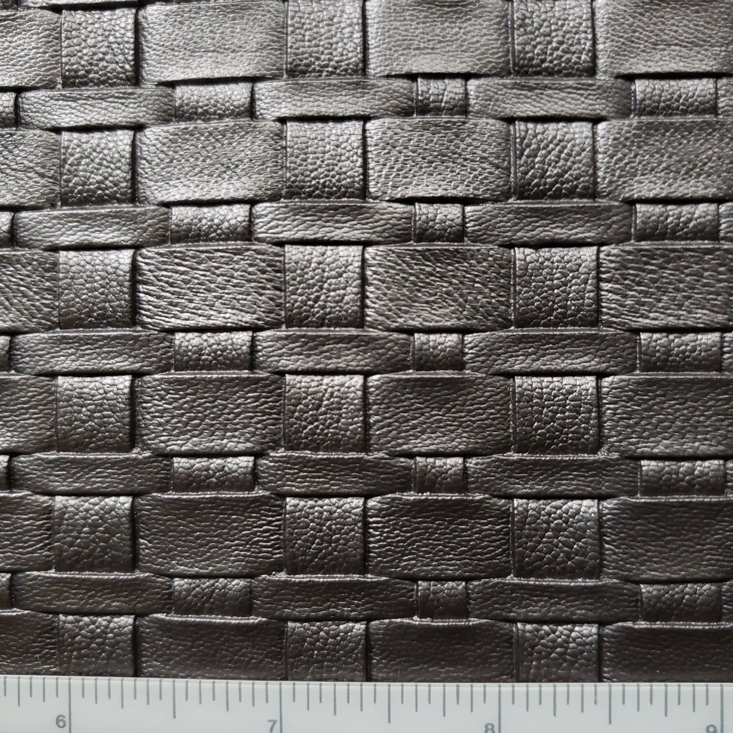 Woven Moonlight Faux Leather