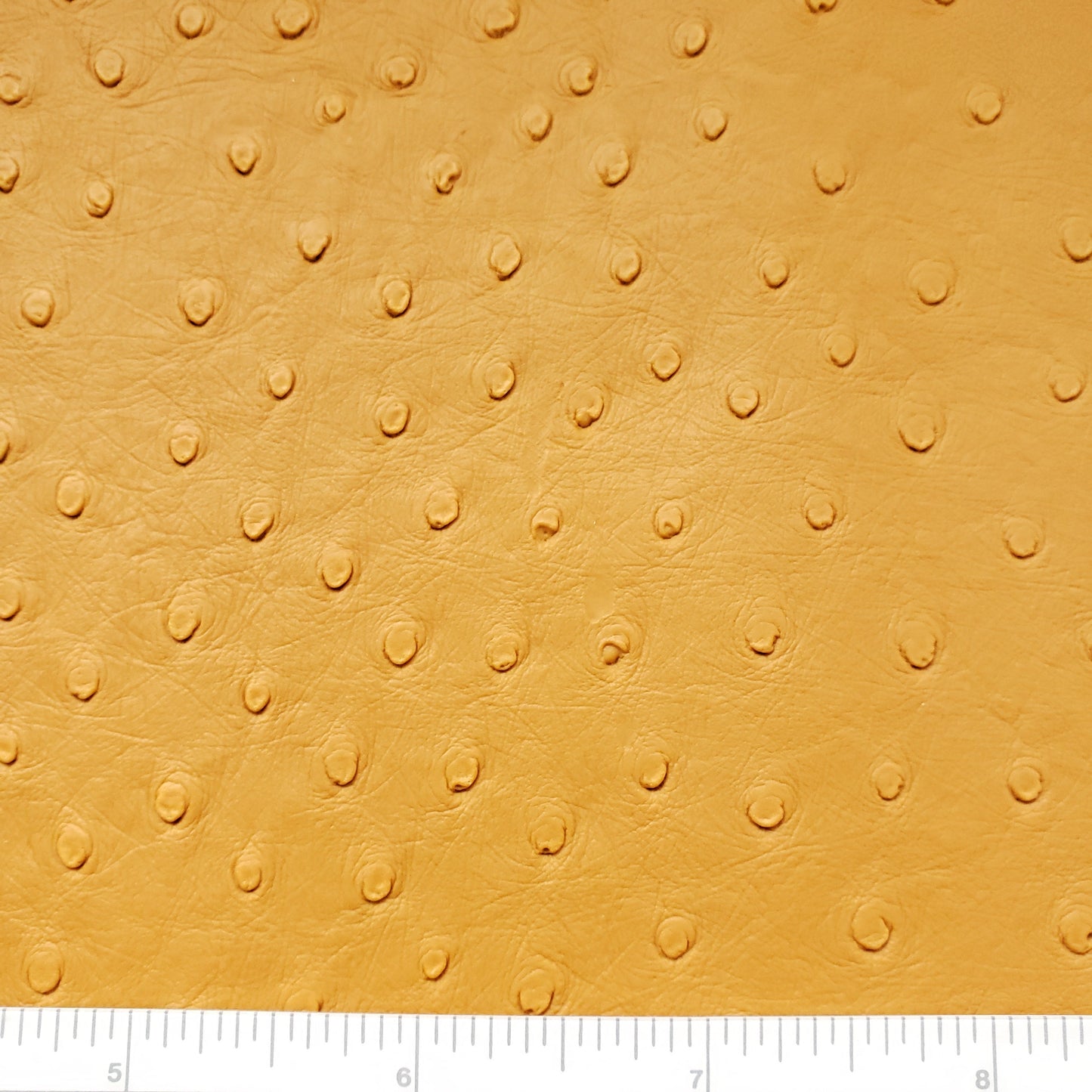 Peanut Brittle Ostrich Faux Leather