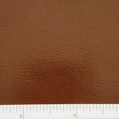 Chestnut Gloss Microfiber Faux Leather