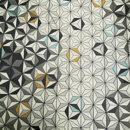 Large Bright Star in Dark Gray Fabric