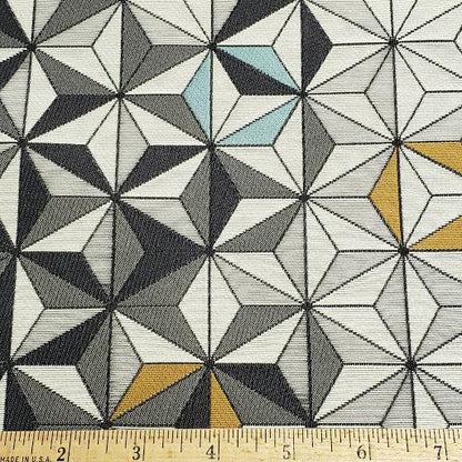 Large Bright Star in Dark Gray Fabric