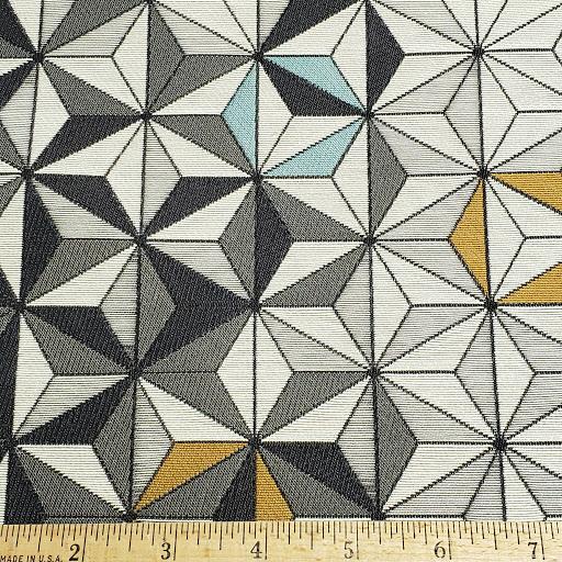 Large Bright Star in Dark Gray Fabric