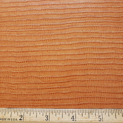 Ripe Peach Patterned Faux Leather